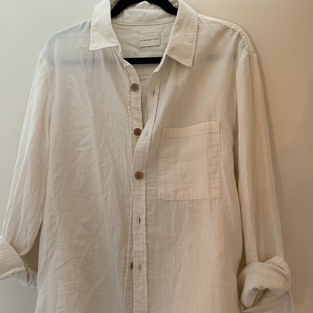 SIMON MILLER Solid color shirts & blouses